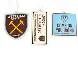 WEST HAM AIR FRESHENER 3 PACK