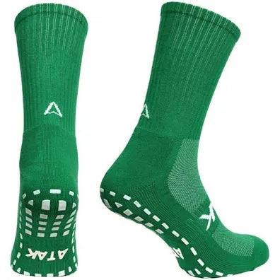 ATAK SHOX MID LEG GRIP SOCKS-GREEN