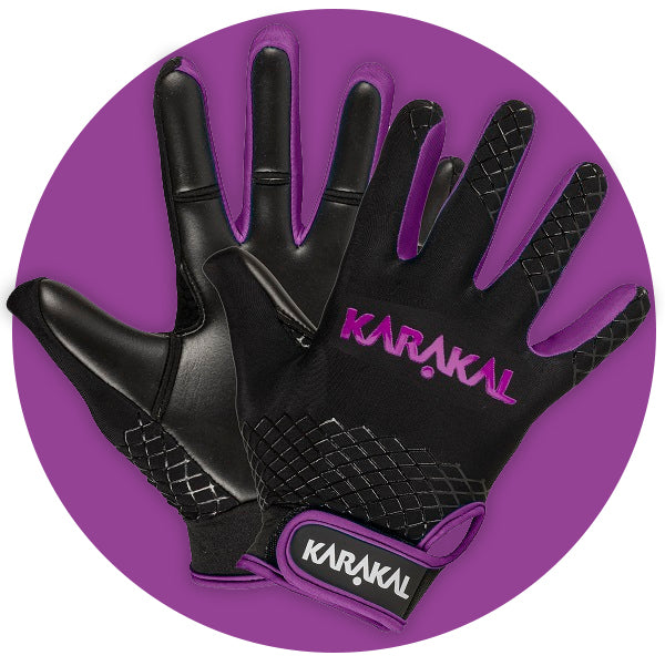 Karakal  - Web 2.0 Gaelic Football Gloves  - Purple