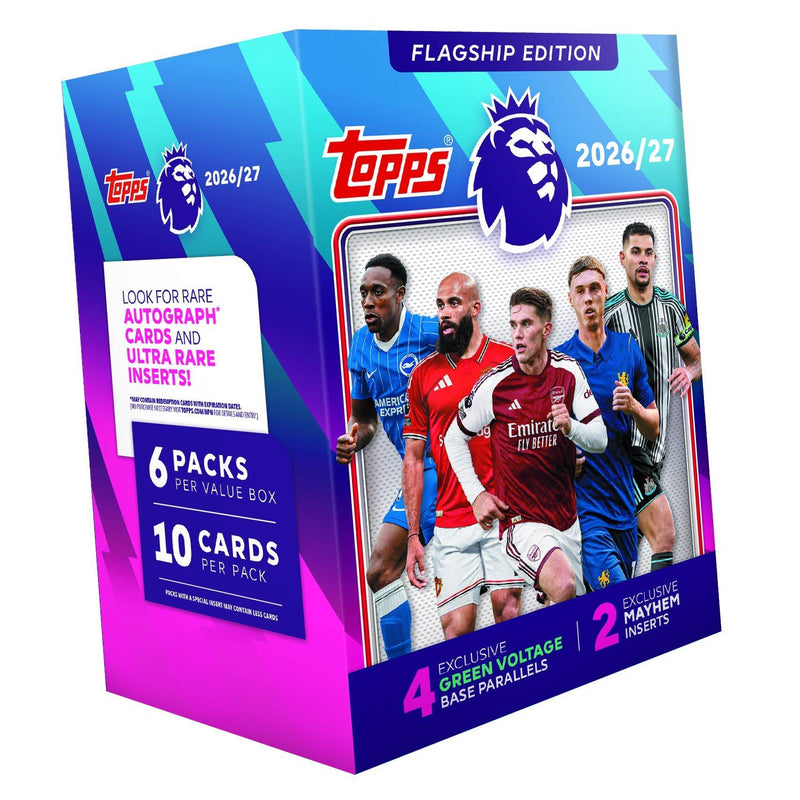 Topps Premier League Trading Cards 2026/27 - Flagship Edition - Value Box