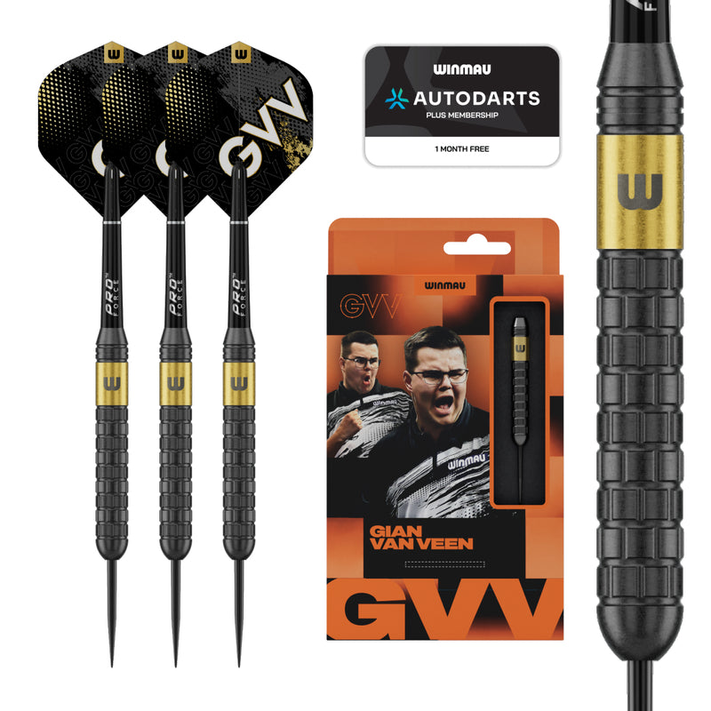 Winmau GVV  - Gian van Veen Core  - Brass Darts - 21g