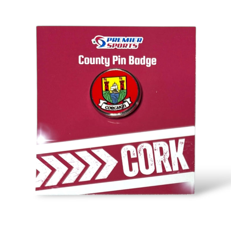 Cork GAA  - County Crest  - Pin Badge