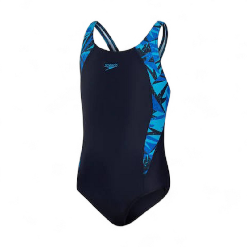 Speedo  - Junior Hyperboom Swimsuit  - Black/Blue