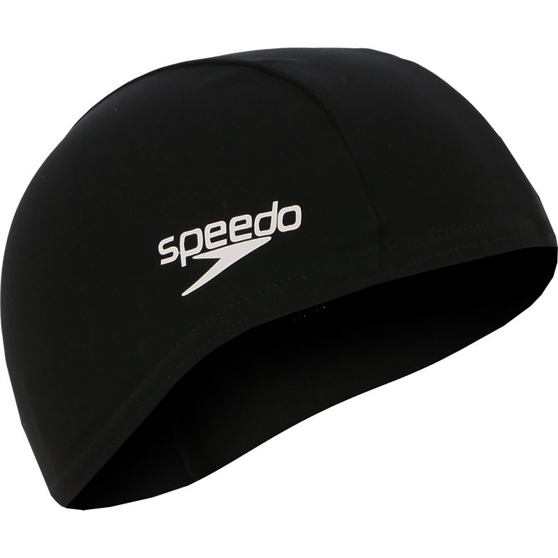 Speedo  - Polyester Swim Cap  - Senior - Black