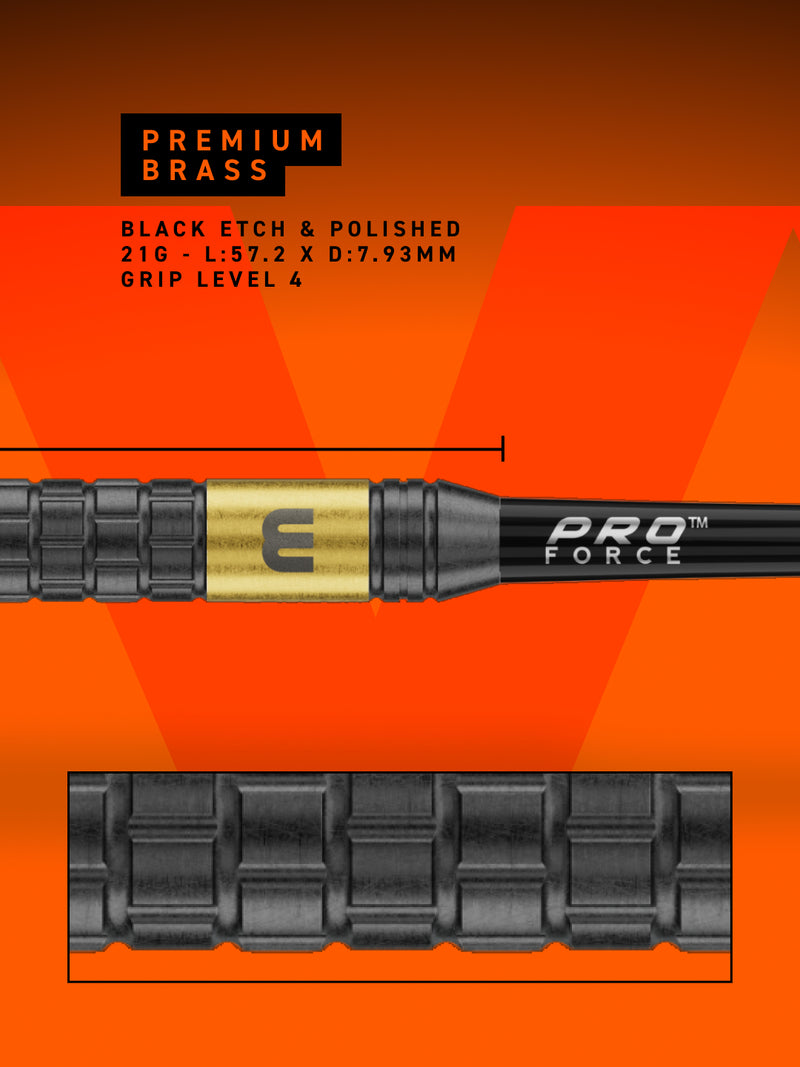 Winmau GVV  - Gian van Veen Core  - Brass Darts - 21g