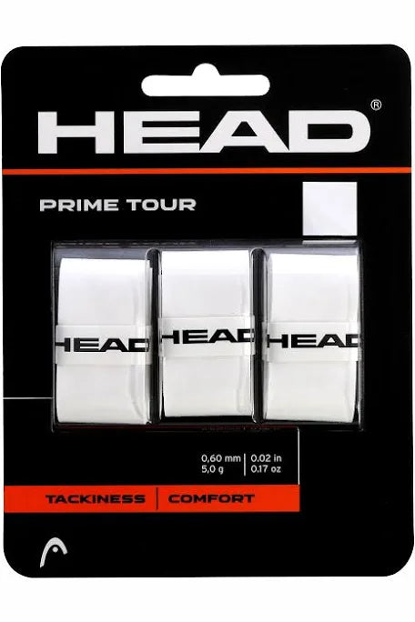 Head  - Prime Tour Overgrips  - White