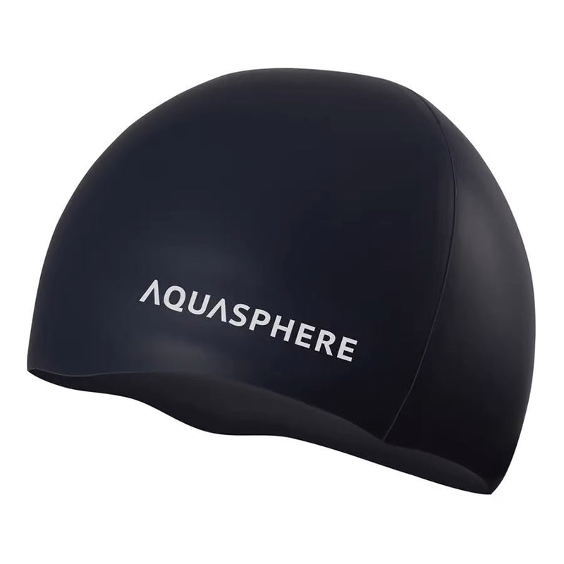 Aquasphere  - Silicone Swim Cap  - Black - Adult