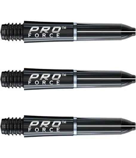 Winmau  - Pro Force Shafts  - Black  - Short