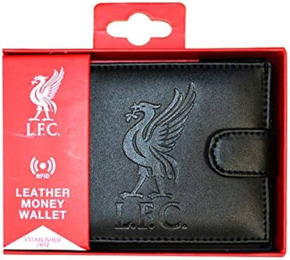 LIVERPOOL CLIP LEATHER WALLET BLACK