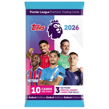 TOPPS PREMIER LEAGUE TRADING CARDS 2026 - INDIVIDUAL PACK