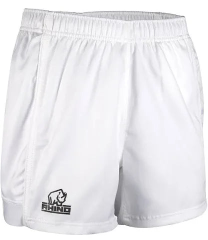 Rhino - Auckland Rugby Shorts  - White - Junior