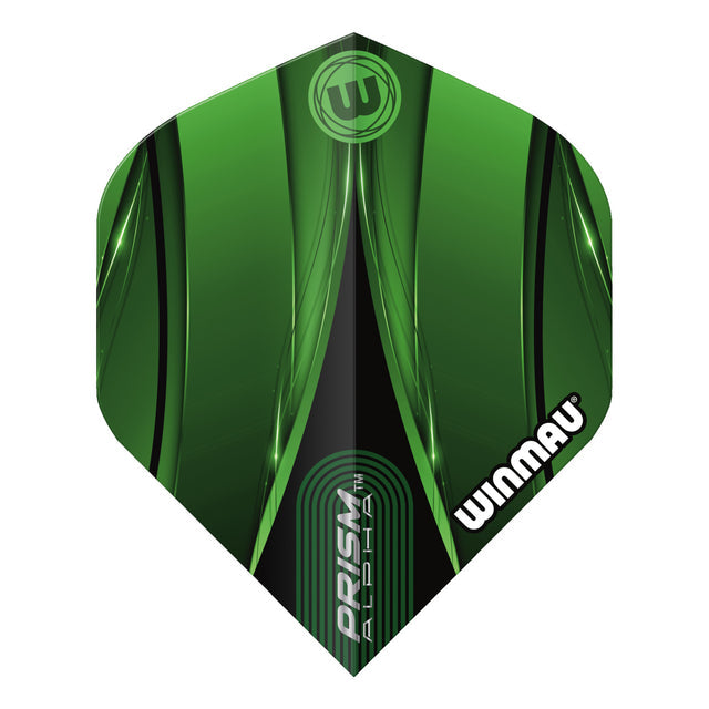 Winmau  - Prism Alpha Dart Flights  - Green  - .727
