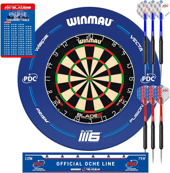 Winmau  - PDC Blade 6 Dartboard & Surround Set