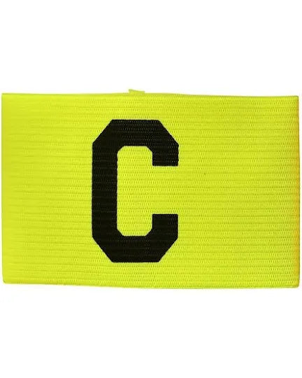Precision  - Big C Captain's Armband  - Junior  - Fluorescent Yellow
