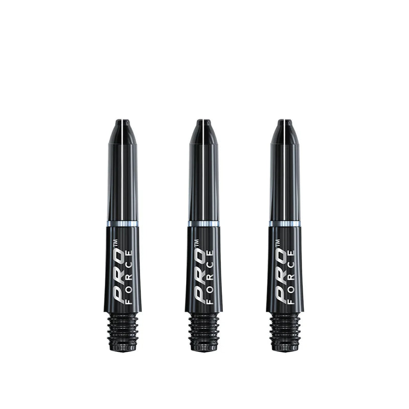 Winmau  - Pro Force Shafts  - Black  - Ex-Short