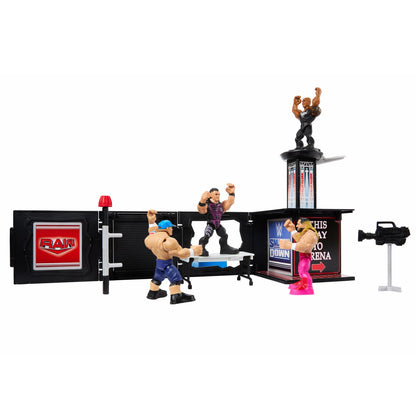 WWE KNUCKLE CRUNCHERS - FINAL BOSS MICROPHONE PLAYESET