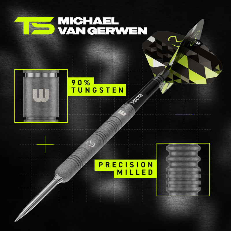 Winmau MVG - TS Switch Point Darts - 90% Tungsten