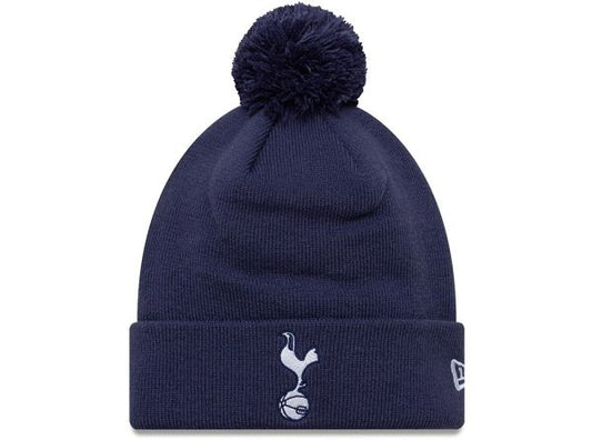 SPURS NEW ERA BOBBLE HAT NAVY