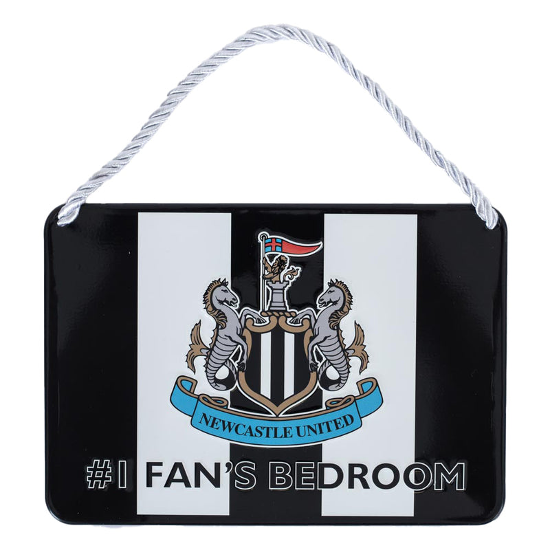Newcastle United  - Stripe Bedroom Sign