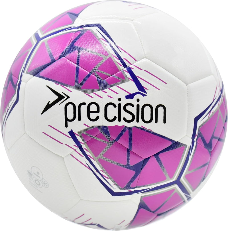 Precision  - Fusion FIFA Basic Training Football  - Size 5  - White/Pink/Purple/Grey