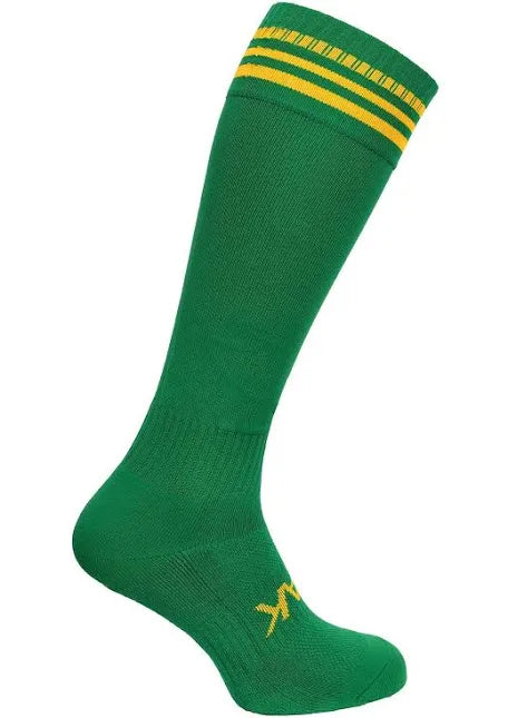 Atak  - Football Socks  - Green/Gold - 3 Stripe (Copy)