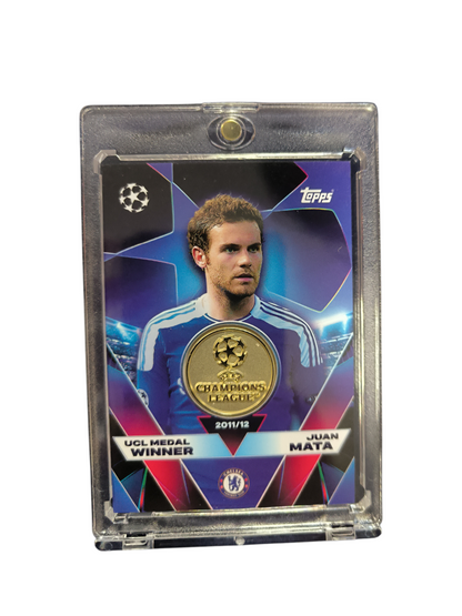 MATCH ATTAX 2025/26 JUAN MATA UCL MEDAL CARD