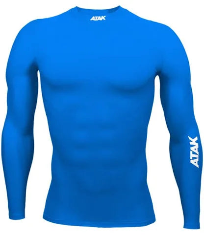 Atak  - Compression Base Layer Top  - Blue  - Senior