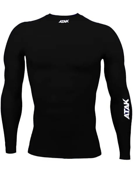 Atak  - Compression Base Layer Top  - Black  - Senior