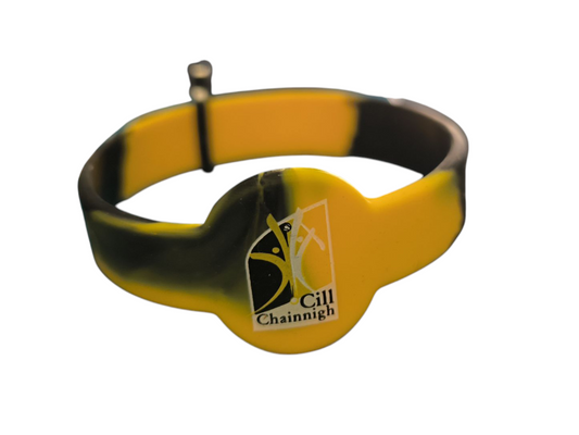 KILKENNY GAA WRISTBAND (BLACK/YELLOW)