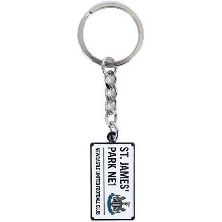 NEWCASTLE UNITED STREET SIGN KEYRING