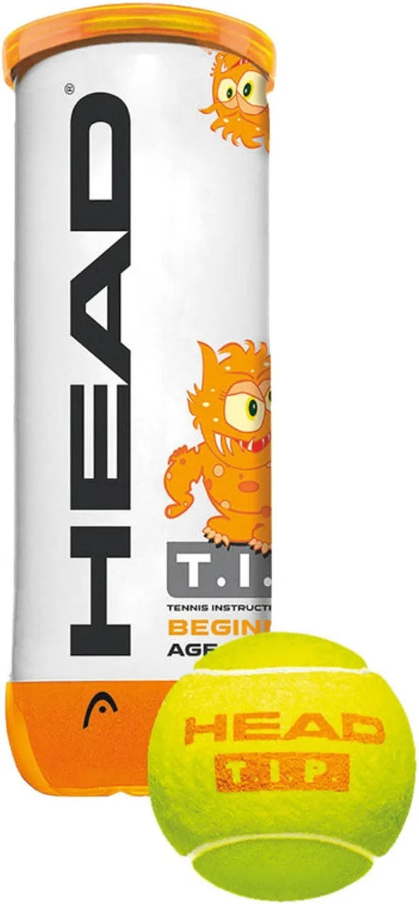 Head  - T.I.P Orange Tennis Balls  - 3 Pack