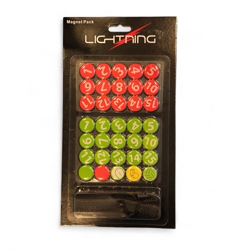 Lightning - Tactics Board Spare Magents - Red