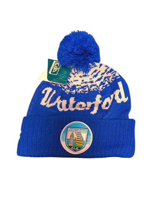 WATERFORD GAA BOBBLE HAT