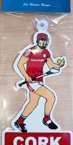 Cork GAA  - Hurler  - Window Hanger