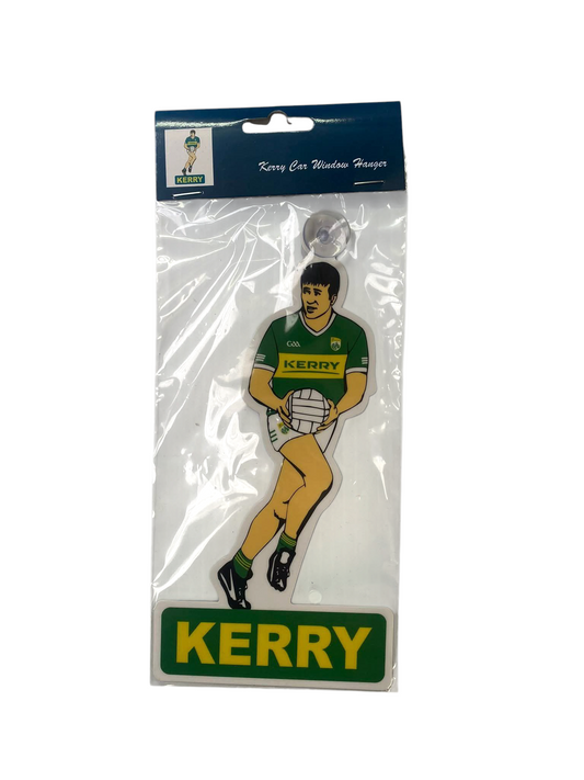 KERRY FOOTBALLER WINDOW HANGER
