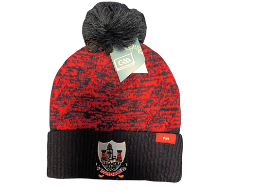CORK GAA BOBBLE HAT
