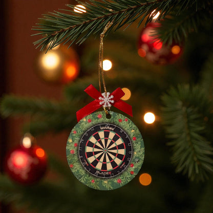 DARTBOARD XMAS DECORATION