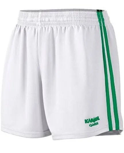 Karakal  - Elite GAA Shorts  - Senior  - White/Green