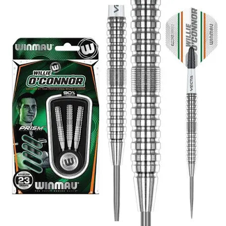 WINMAU WILLIE O'CONNOR 90% TUNGSTEN DARTS 23g