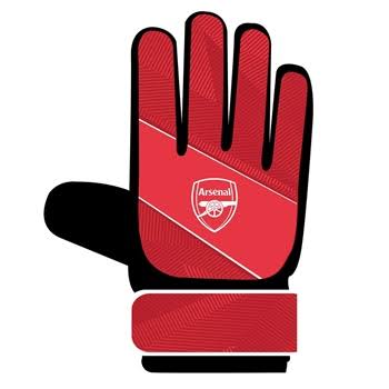 Arsenal FC  - Goalkeeper Gloves  - Junior  - Red- Size 5