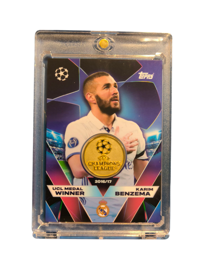 MATCH ATTAX 2025/26 KARIM BENZEMA UCL MEDAL CARD