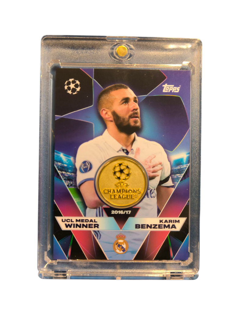 Match Attax 2025/26  - Karim Benzema  - UCL Medal Card