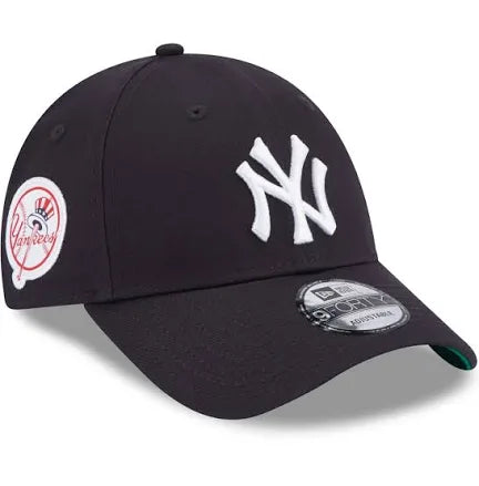 NEW YORK YANKEES SIDE PATCH BASEBALL CAP - NAVY