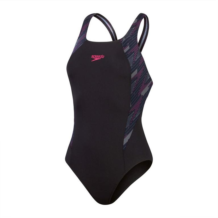 Speedo  - Ladies Hyperboom Swimsuit  - Black/Pink