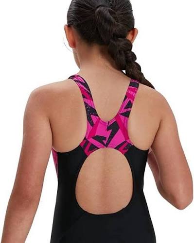 Speedo  - Junior Hyperboom Swimsuit  - Black/Pink