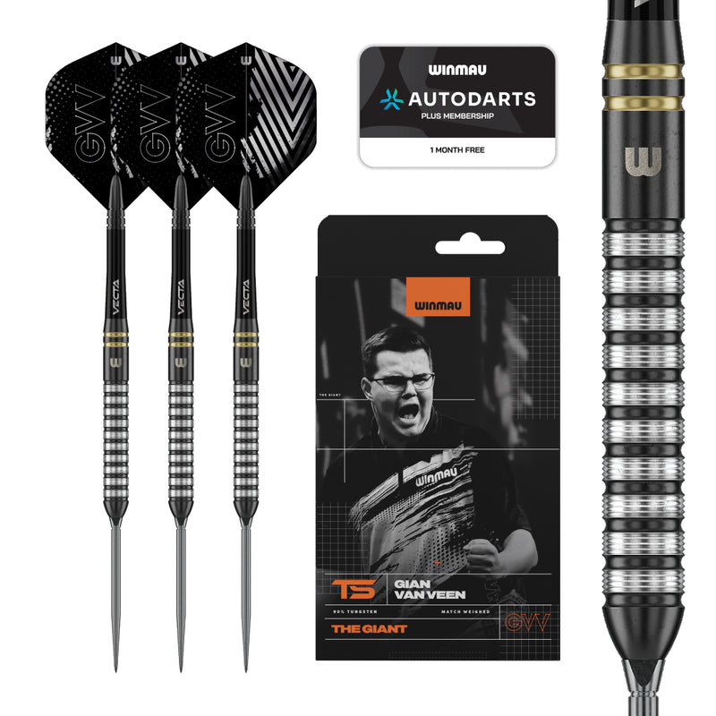 Winmau GVV - Gian van Veen TS Switch Point Darts - 90% Tungsten