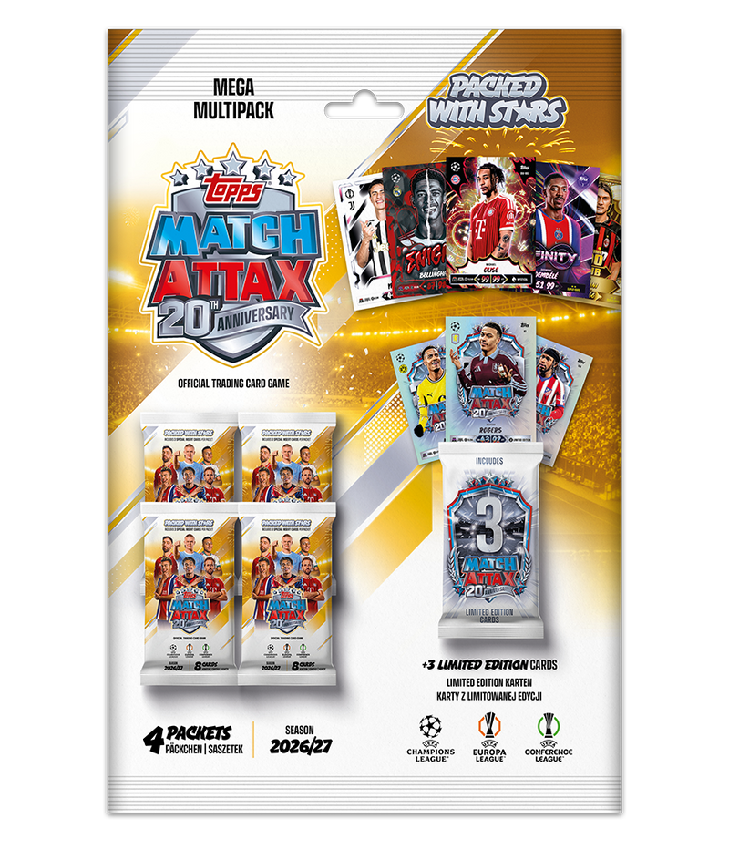 Match Attax - 20th Anniversary - 2026/27 - Mega Multi Pack