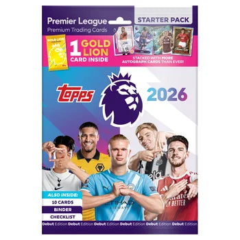 TOPPS PREMIER LEAGUE TRADING CARDS 2026 - STARTER PACK