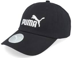 PUMA LOGO BASEBALL CAP-BLACK