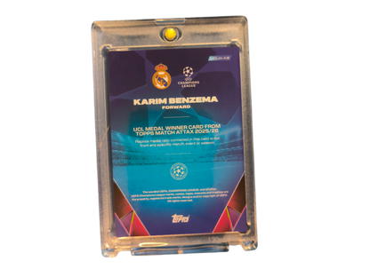 MATCH ATTAX 2025/26 KARIM BENZEMA UCL MEDAL CARD